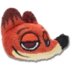 Colgante para zapatos de peluche de Nick Wilde de Disney Zootopia 2 Colgante para zapatos de peluche de Nick Wilde de Disney Zootopia 2