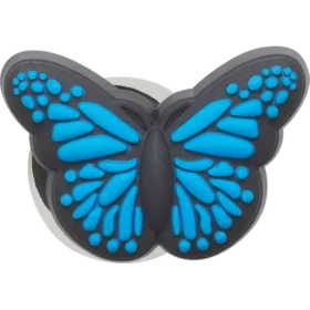 Colgante para zapatos Jibbitz™ con forma de mariposa azul
