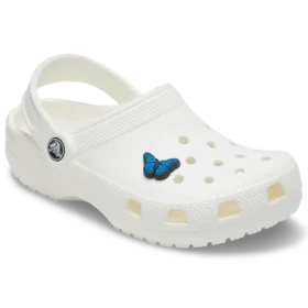 Colgante para zapatos Jibbitz™ con forma de mariposa azul
