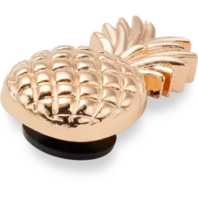 Colgante para zapatos Jibbitz™ con forma de piña dorada