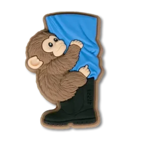 Colgante para zapatos Jibbitz «Punch the Monkey» y «Zookeeper»