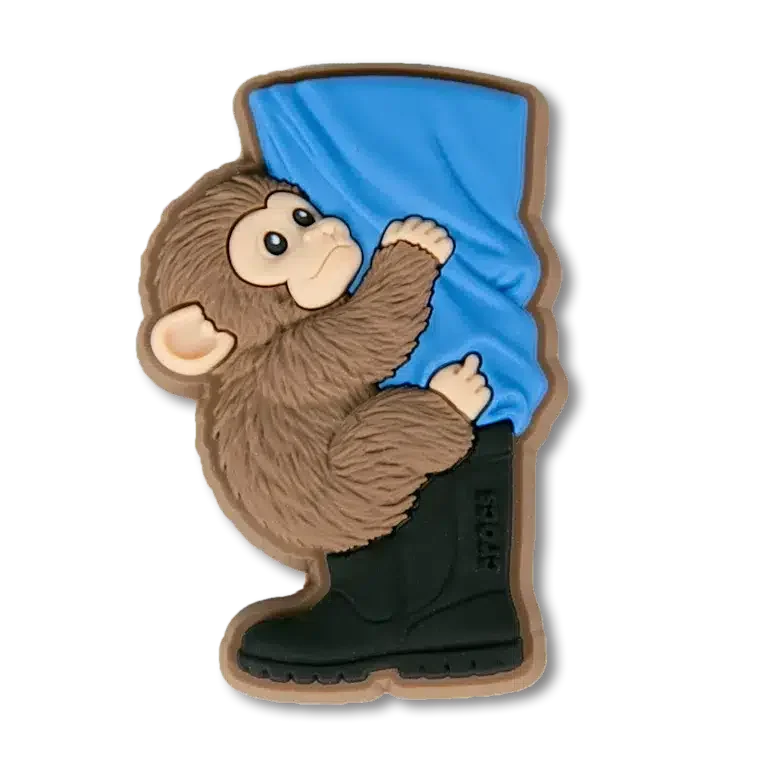 Colgante para zapatos Jibbitz «Punch the Monkey» y «Zookeeper» Colgante para zapatos Jibbitz «Punch the Monkey» y «Zookeeper»