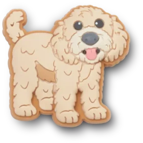 «Colgante para zapatos Puppy Jibbitz™ Golden Doodle»