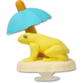 Colgantes Jibbitz™ 3D «Rana relajada»