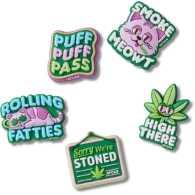 Colgantes Jibbitz™ «420 Hemp Cuties» (paquete de 5)