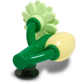 Colgantes Jibbitz™ «Capullo de flor amarillo» 4Lw