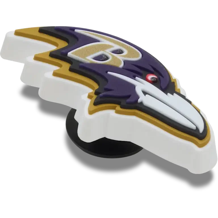 Colgantes Jibbitz™ con el logotipo de los Baltimore Ravens de la NFL Colgantes Jibbitz™ con el logotipo de los Baltimore Ravens de la NFL