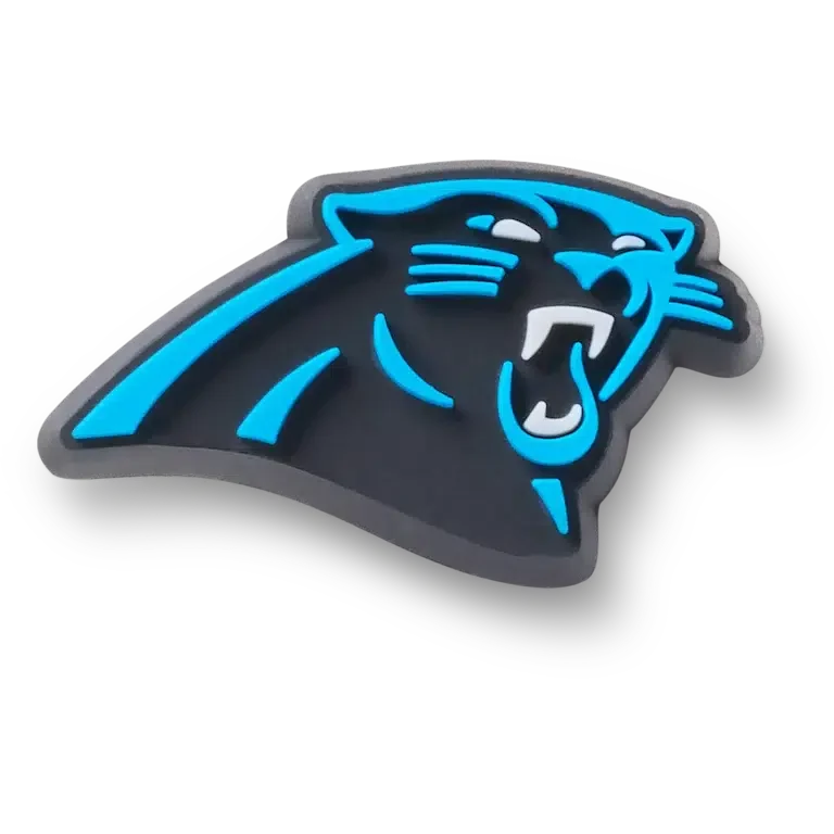 Colgantes Jibbitz™ con el logotipo de los Carolina Panthers de la NFL Colgantes Jibbitz™ con el logotipo de los Carolina Panthers de la NFL