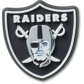 Colgantes Jibbitz™ con el logotipo de los Las Vegas Raiders de la NFL