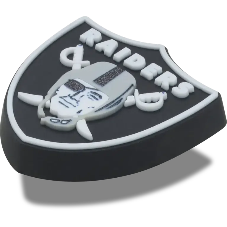 Colgantes Jibbitz™ con el logotipo de los Las Vegas Raiders de la NFL Colgantes Jibbitz™ con el logotipo de los Las Vegas Raiders de la NFL