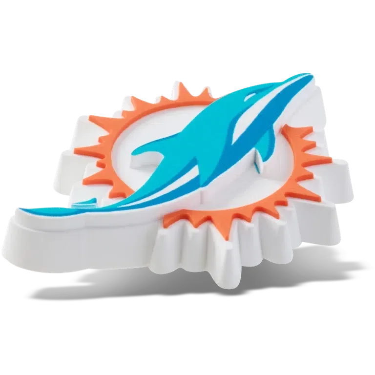 Colgantes Jibbitz™ con el logotipo de los Miami Dolphins de la NFL Colgantes Jibbitz™ con el logotipo de los Miami Dolphins de la NFL