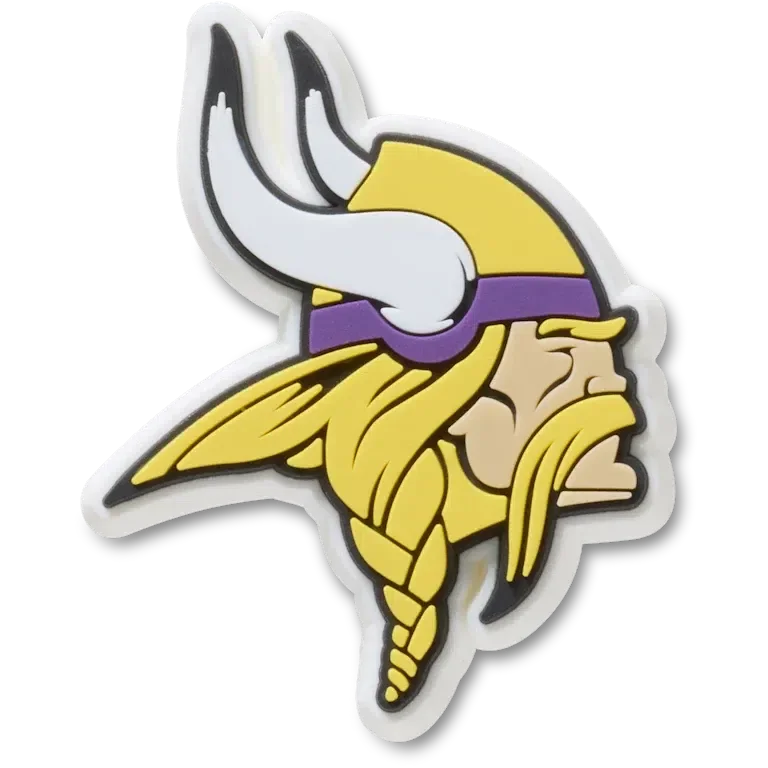 Colgantes Jibbitz™ con el logotipo de los Minnesota Vikings de la NFL Colgantes Jibbitz™ con el logotipo de los Minnesota Vikings de la NFL