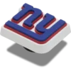 Colgantes Jibbitz™ con el logotipo de los New York Giants de la NFL Colgantes Jibbitz™ con el logotipo de los New York Giants de la NFL