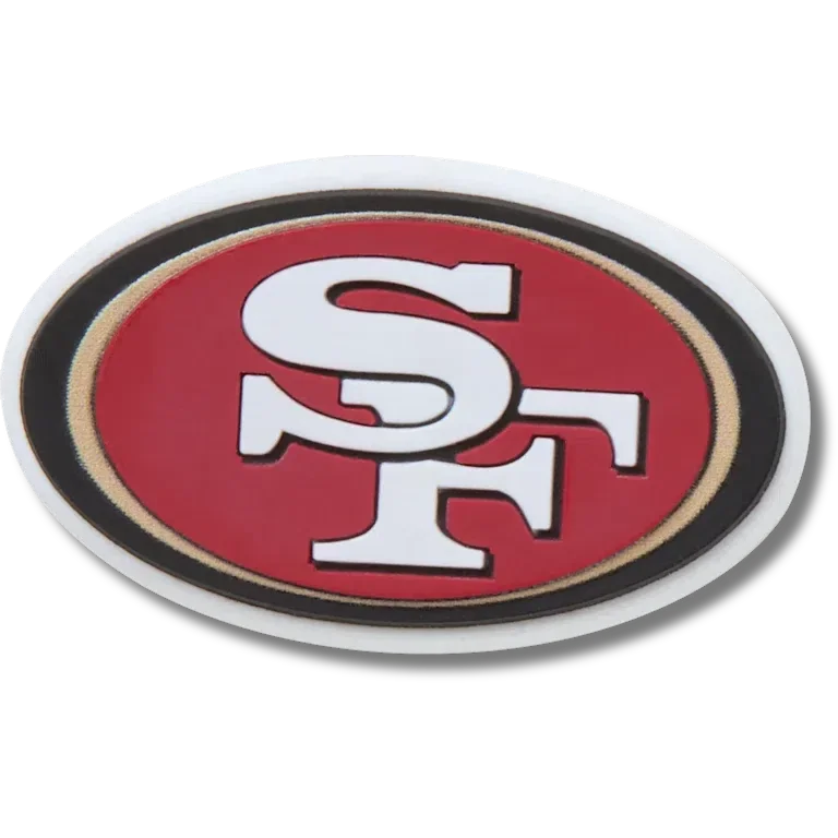 Colgantes Jibbitz™ con el logotipo de los San Francisco 49ers de la NFL Colgantes Jibbitz™ con el logotipo de los San Francisco 49ers de la NFL
