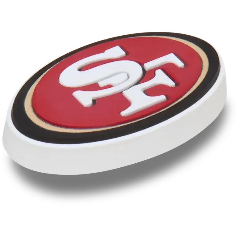Colgantes Jibbitz™ con el logotipo de los San Francisco 49ers de la NFL Colgantes Jibbitz™ con el logotipo de los San Francisco 49ers de la NFL