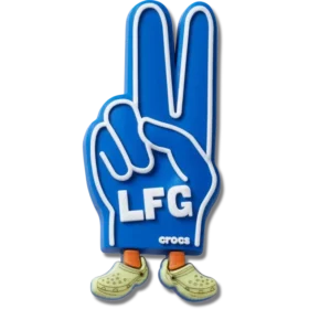 Colgantes Jibbitz™ con el símbolo de la paz de Lfg Foam
