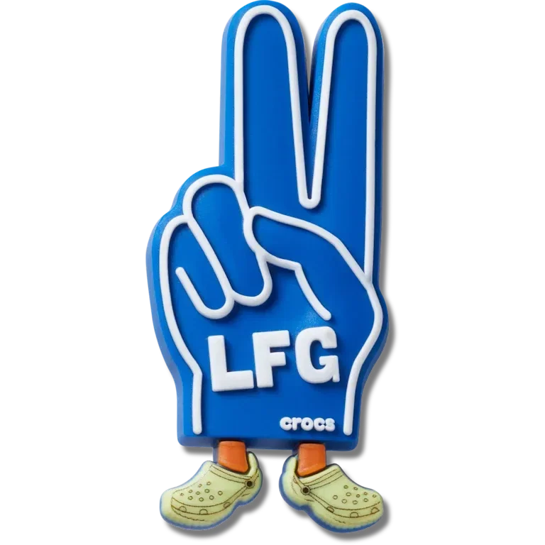 Colgantes Jibbitz™ con el símbolo de la paz de Lfg Foam Colgantes Jibbitz™ con el símbolo de la paz de Lfg Foam