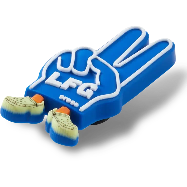Colgantes Jibbitz™ con el símbolo de la paz de Lfg Foam Colgantes Jibbitz™ con el símbolo de la paz de Lfg Foam