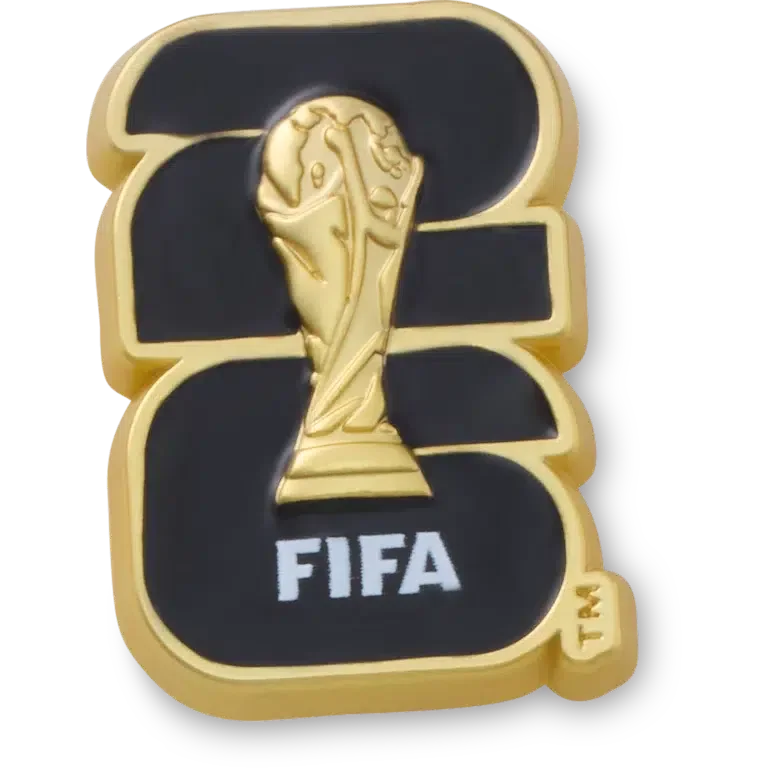 Colgantes Jibbitz™ con el trofeo de la Copa del Mundo de la FIFA 26 Colgantes Jibbitz™ con el trofeo de la Copa del Mundo de la FIFA 26