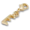 Colgantes Jibbitz™ con la letra «E» dorada