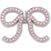 Colgantes Jibbitz™ con lazo rosa brillante