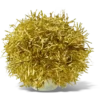 Colgantes Jibbitz™ con pompón dorado de oropel