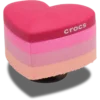 Colgantes Jibbitz «Corazón rosa apilado»