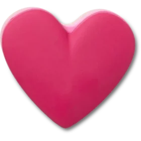 Colgantes Jibbitz «Corazón rosa apilado»