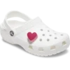 Colgantes Jibbitz «Corazón rosa apilado»