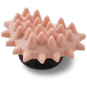 Colgantes Jibbitz «Corazón rosa claro con púas»