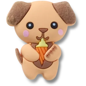 Colgantes Jibbitz™ «Cutie Ice Cream Puppy»