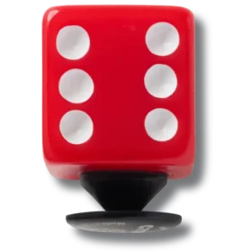 Colgantes Jibbitz™ «Dado» rojos