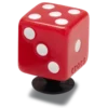 Colgantes Jibbitz™ «Dado» rojos