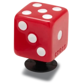 Colgantes Jibbitz™ «Dado» rojos