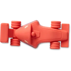 Colgantes Jibbitz™ de coche de carreras rojo en 3D