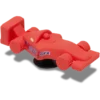 Colgantes Jibbitz™ de coche de carreras rojo en 3D