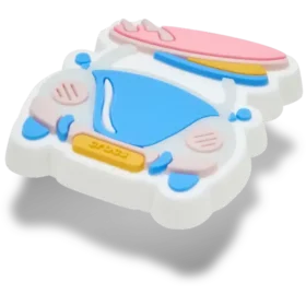 Colgantes Jibbitz™ de coche y tabla de surf que cambian de color con la luz UV
