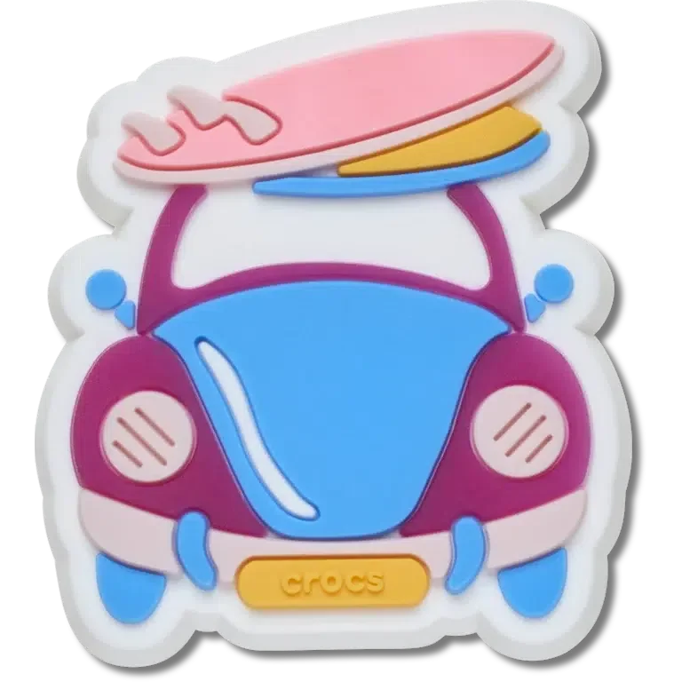 Colgantes Jibbitz™ de coche y tabla de surf que cambian de color con la luz UV Colgantes Jibbitz™ de coche y tabla de surf que cambian de color con la luz UV