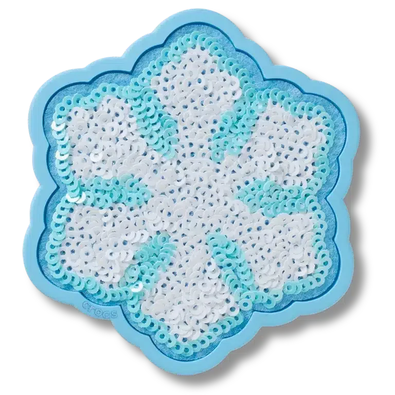 Colgantes Jibbitz™ de copo de nieve con lentejuelas Colgantes Jibbitz™ de copo de nieve con lentejuelas
