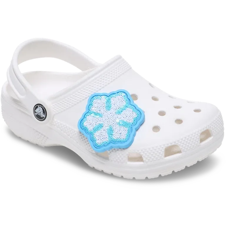 Colgantes Jibbitz™ de copo de nieve con lentejuelas Colgantes Jibbitz™ de copo de nieve con lentejuelas