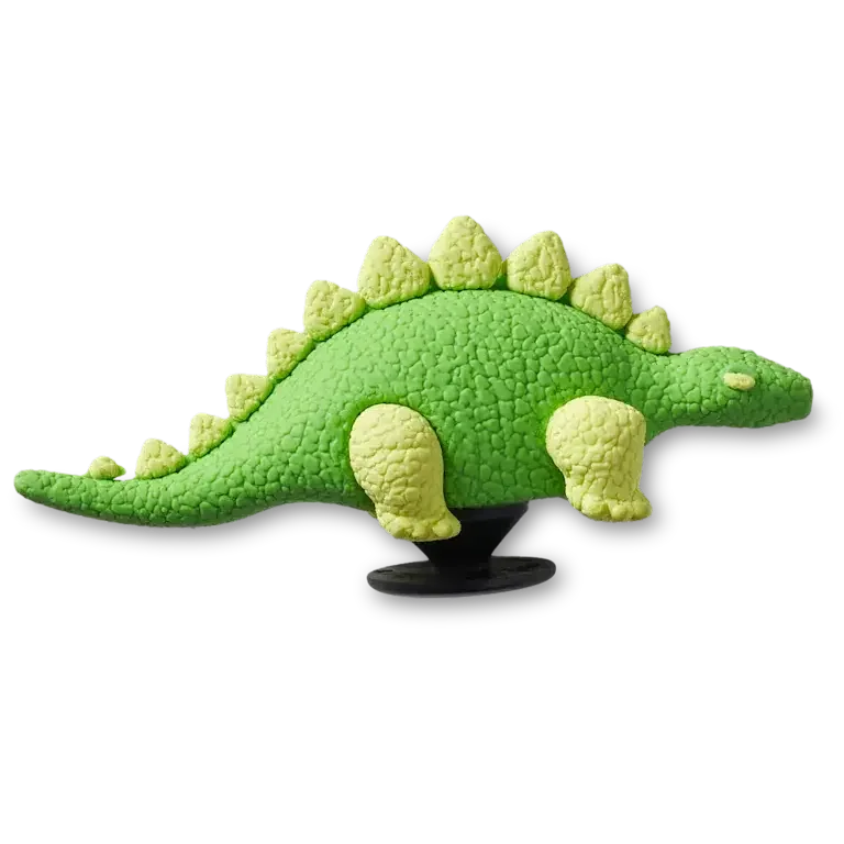 Colgantes Jibbitz™ de dinosaurio verde en 3D con escamas Colgantes Jibbitz™ de dinosaurio verde en 3D con escamas