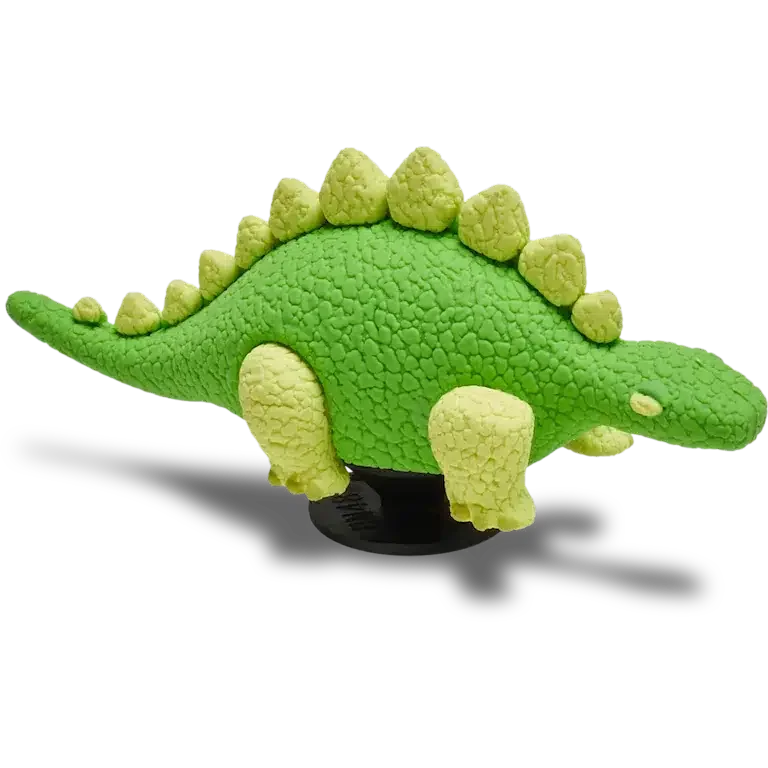 Colgantes Jibbitz™ de dinosaurio verde en 3D con escamas Colgantes Jibbitz™ de dinosaurio verde en 3D con escamas