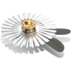 Colgantes Jibbitz™ de flor con lentejuelas plateadas Colgantes Jibbitz™ de flor con lentejuelas plateadas