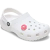 Colgantes Jibbitz™ de flor rosa con perla en el centro Colgantes Jibbitz™ de flor rosa con perla en el centro