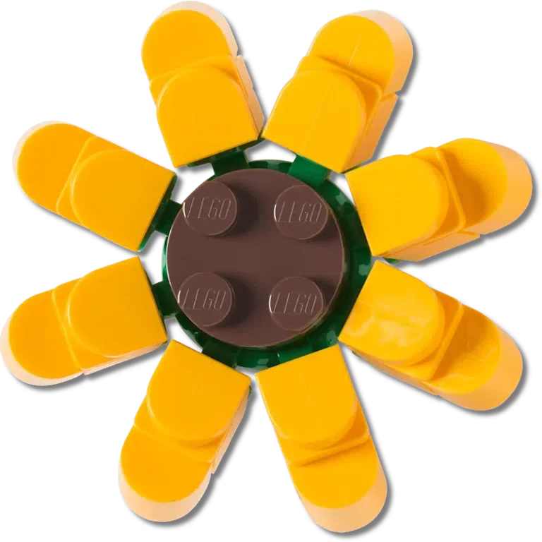 Colgantes Jibbitz™ de girasol de Lego® Colgantes Jibbitz™ de girasol de Lego®
