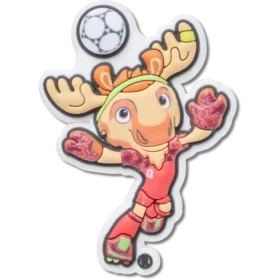 Colgantes Jibbitz™ de la mascota de la Copa Mundial de la FIFA de Canadá