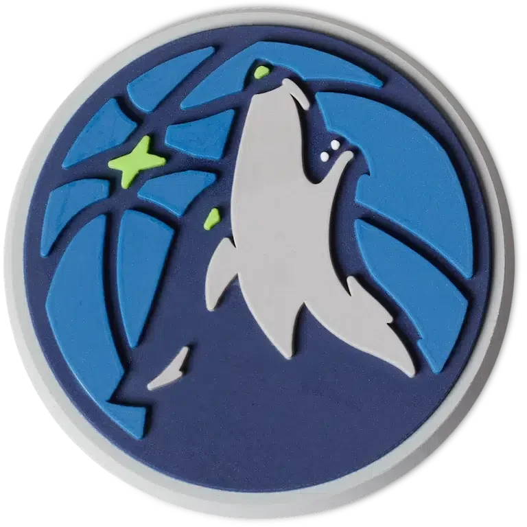 Colgantes Jibbitz™ de los Minnesota Timberwolves de la NBA Colgantes Jibbitz™ de los Minnesota Timberwolves de la NBA