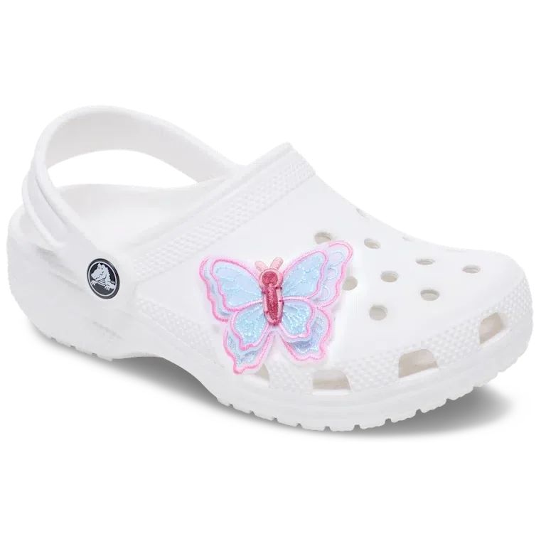 Colgantes Jibbitz™ de mariposa con lentejuelas de malla Colgantes Jibbitz™ de mariposa con lentejuelas de malla