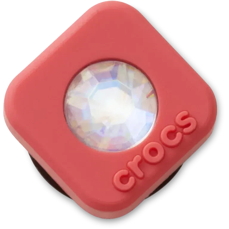 Colgantes Jibbitz™ de PVC rojo con gemas SMT Colgantes Jibbitz™ de PVC rojo con gemas SMT