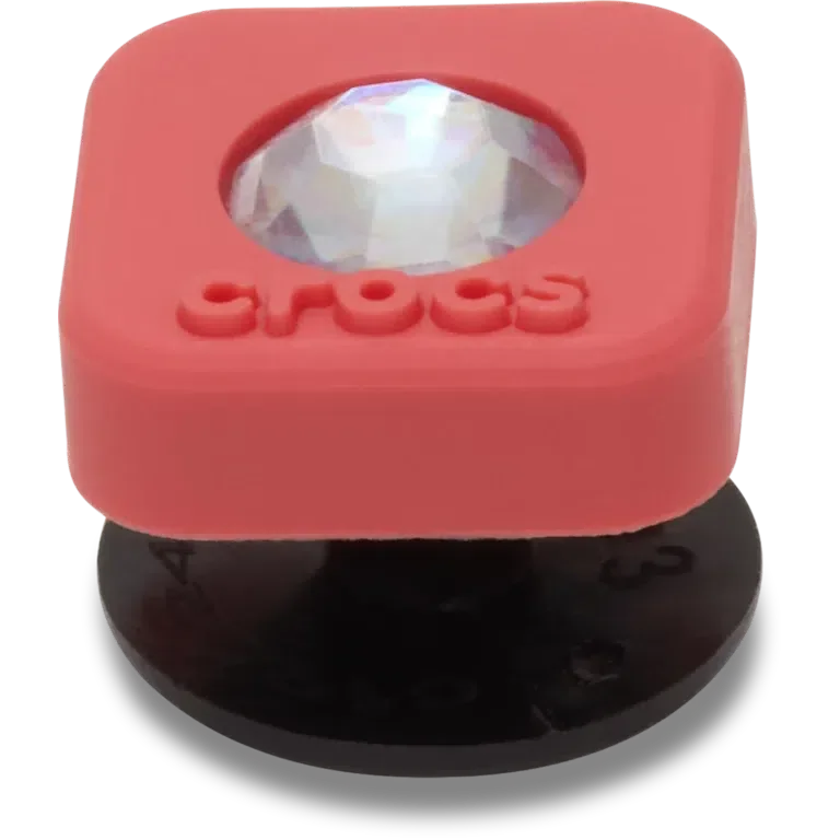 Colgantes Jibbitz™ de PVC rojo con gemas SMT Colgantes Jibbitz™ de PVC rojo con gemas SMT